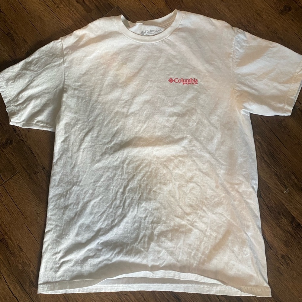Columbia White Men's Shirt fishing L